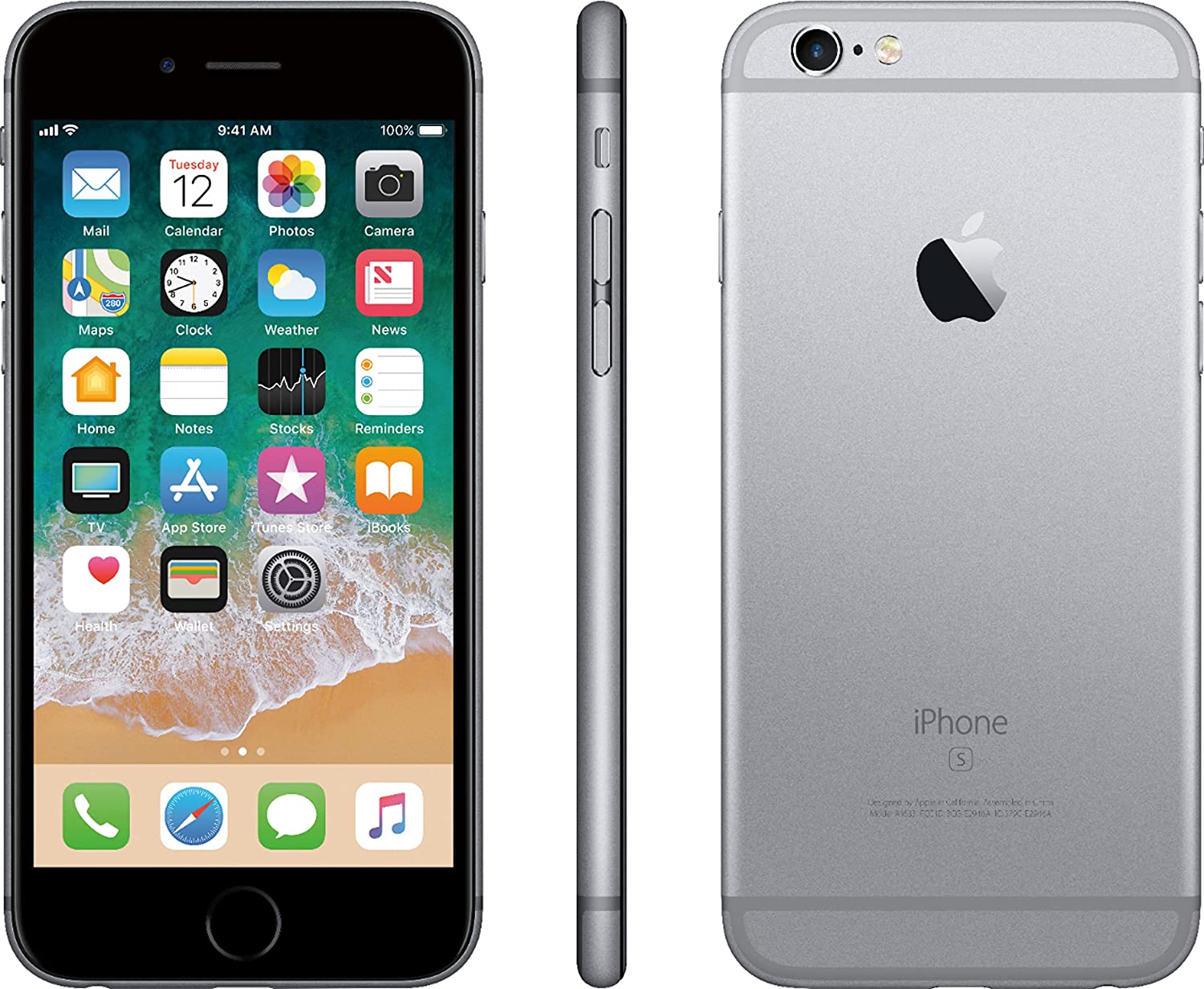 Apple iPhone 6s 16GB gris desbloqueado 4G LTE