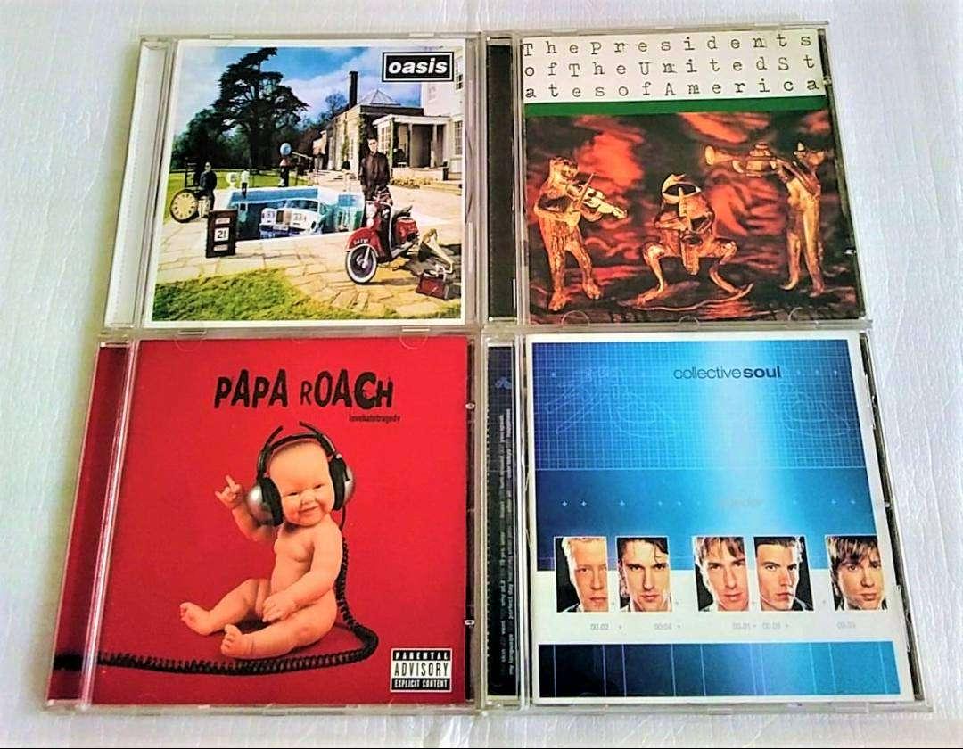 CDs Originales de Rock – Oasis, Papa Roach , Collective Soul …