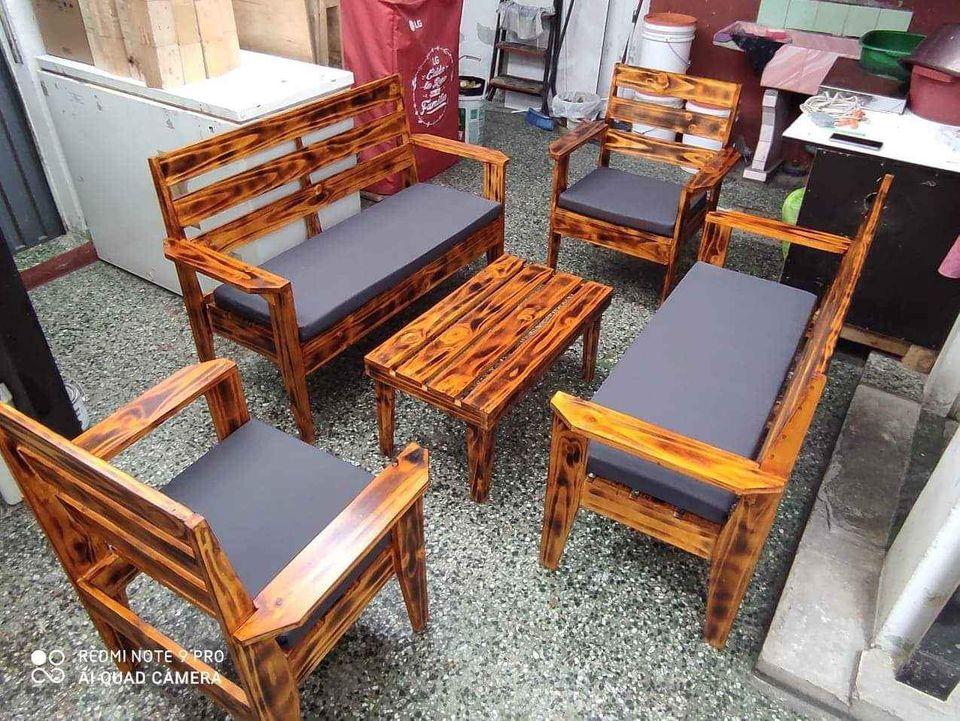 Muebles para Terraza o Jardines hechos en Madera Pino | Arequipa