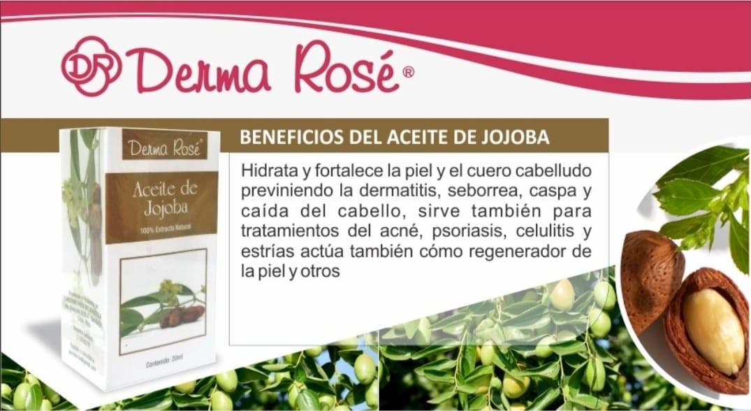 Aceite de Jojoba Venta Lima | Laboratorios Derma Rosé : 100% Natural