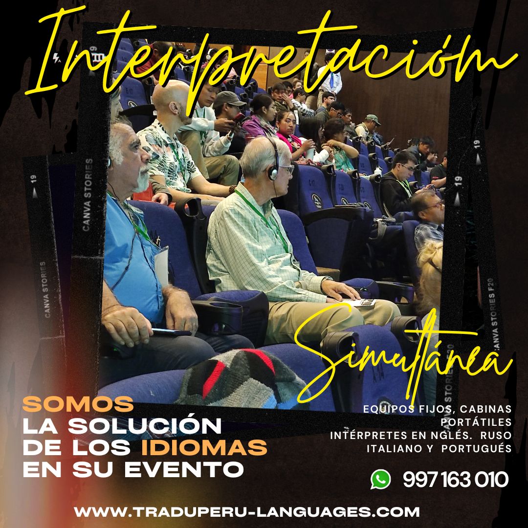 Servicio de traducción simultánea Tumbes Piura Trujillo Lima