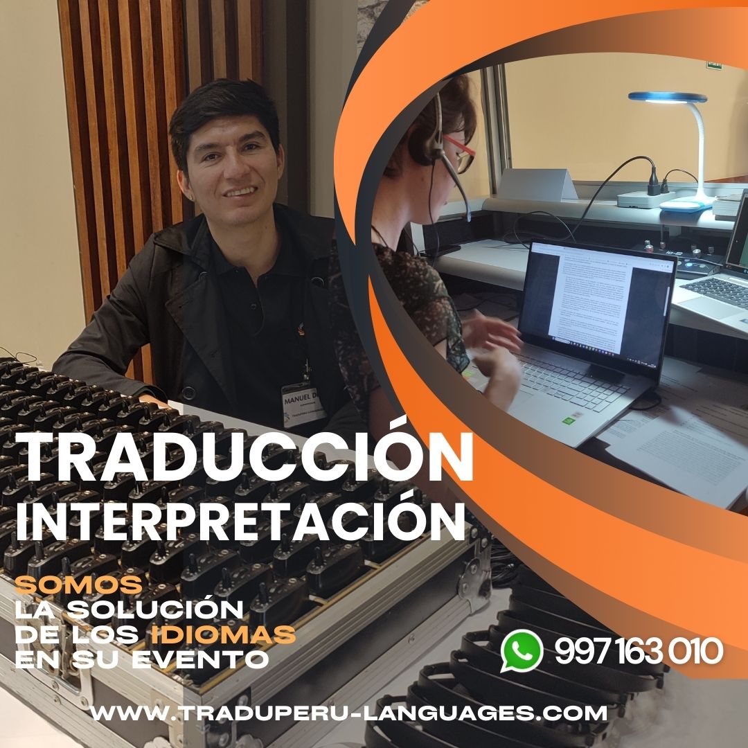 Servicio equipos traducción Iquitos, Tarapoto, Cajamarca