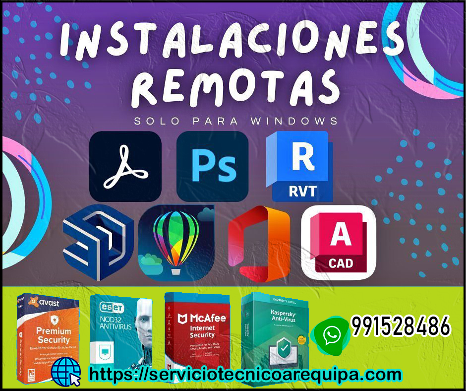 ✅🖥️📞INSTALACION DE PROGRAMAS✅🖥️📞